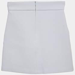 Pre Owned Little Lady Empire Kids Blue Pearl Detail Skylar Skirt 8Yrs 