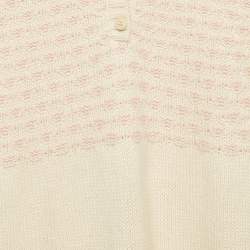 Loro Piana Patterned Cashmere Knit Short Dress 10Yrs