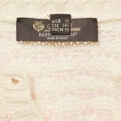 Loro Piana Patterned Cashmere Knit Short Dress 10Yrs