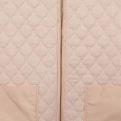 Pre Owned Loro Piana Kids Pink Cashmere and Synthetic Reversible Vest 6Yrs