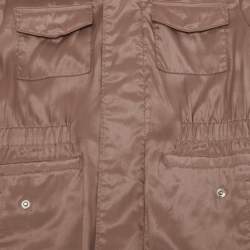 Pre Owned Loro Piana Kids Pink Silk Blend Jacket 4Yrs