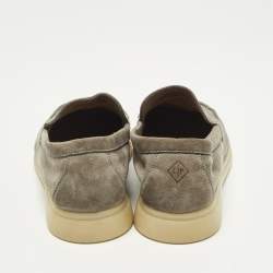 مملوكة مسبقًا حذاء لوفر زحف صيفي لورو بيانا شامواه رمادي مقاس 28