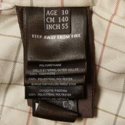 مملوكة مسبقًا Loro Piana Brown Cashmere Icer Parka Jacket 10Yrs