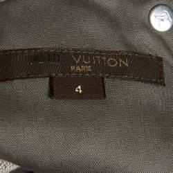 مملوكة مسبقًا جينز سكيني دنيم رمادي لويس فويتون أطفال/محيط الخصر 20 بوصة