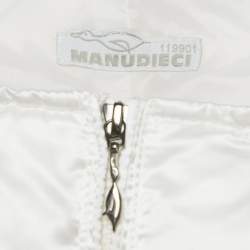 Pre Owned Manudieci Kids Ecru Synthetic Down Jumpsuit 10Y