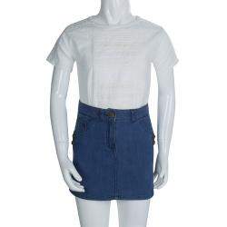 Little Marc Jacobs Indigo Denim Mini Skirt 10 Yrs