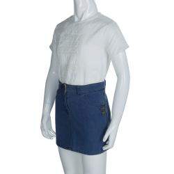Little Marc Jacobs Indigo Denim Mini Skirt 10 Yrs