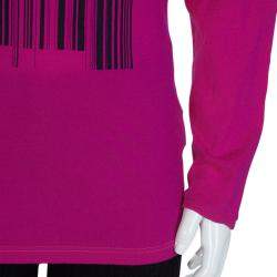 Little Marc Jacobs Pink Printed  Long Sleeve T-Shirt 8 Yrs