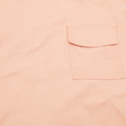 Pre Owned Marni Kids Peach Cotton Button Detail Top Size 12 Yrs