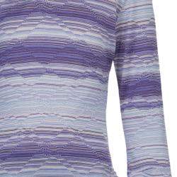 Pre Owned Missoni Purple Striped Long Sleeve Collared T-Shirt 10 Yrs
