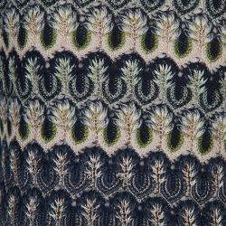 Missoni Multicolor Crochet Embroidered Long Sleeve Sweater 4 Yrs