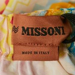 Pre Owned بلوزة ميزوني نقش متعرج متعدد الألوان قطن 6 سنوات