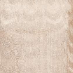 Pre Owned Missoni Kids Beige Lurex Knit and Tulle Dress 10Yrs