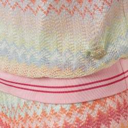 مملوكة مسبقًا Missoni Multicolor Patterned Knit Tie Detail  Top & Pants 14 Years 