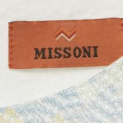 مملوكة مسبقًا Missoni Multicolor Patterned Knit Tie Detail  Top & Pants 14 Years 