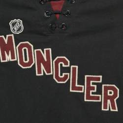 Pre Owned Moncler Navy Blue Logo Applique Jersey T-Shirt 8 Yrs 