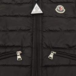 مملوكة مسبقًا Moncler Kids Black Synthetic Down Gilet 4Yrs