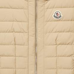 Pre Owned Moncler Beige Synthetic Down Gilet 10Yrs