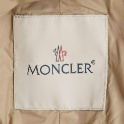 Pre Owned Moncler Beige Synthetic Down Gilet 10Yrs