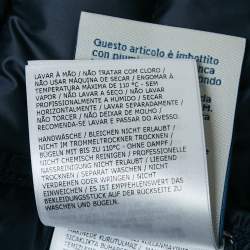 مملوكة مسبقًا Moncler Navy Blue Nylon New Amaury Packable Down Jacket 4Yrs