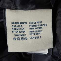 Moncler Navy Blue Synthetic Quilted Down Jacket 12 Yrs