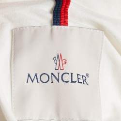 Moncler Pink Nylon Detachable Fur Puffer Onesie 2 Yrs