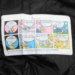Pre Owned Moncler Black Quilted Nylon Hooded Jumpsuit Ski Jacket 14Y