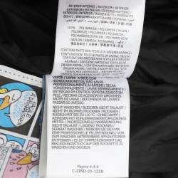 Pre Owned Moncler Black Quilted Nylon Hooded Jumpsuit Ski Jacket 14Y