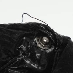 Pre Owned Moncler Black Quilted Nylon Hooded Jumpsuit Ski Jacket 14Y