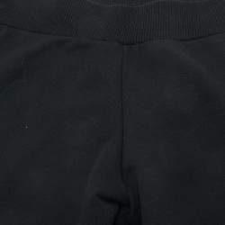 Pre Owned Moncler Black Cotton Knit Jogger Pants 4 Years