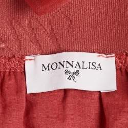Monnalisa Kids Red Tulle Flared Mini Skirt 12 Yrs 