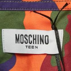 Moschino Teen Multicolor Printed Cotton Shirt 12 Yrs