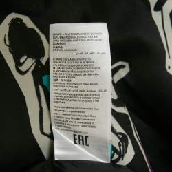 Pre Owned Moschino Black Printed Synthetic Sleeveless Dress 12 Yrs