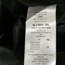 Pre Owned Moschino Black Printed Synthetic Sleeveless Dress 12 Yrs