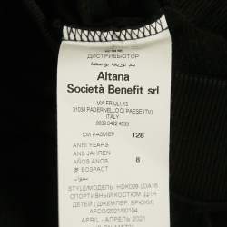 Pre Owned سويت شيرت قطن بكريستال أسود موسكينو 8 سنوات