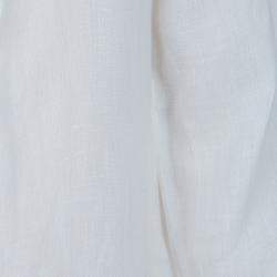Oscar de la Renta White Linen Long Sleeve Dress 5 Yrs