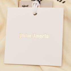 Palm Angels Kids Cream Jersey Hooded Sweatshirt 12 Yrs