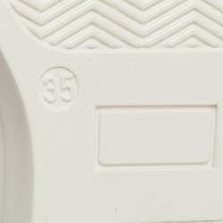 Philipp Plein White Leather Nick High Top Sneakers Size 35