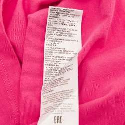 Philipp Plein Kids Pink Logo Studded Cotton T-Shirt 8 Yrs