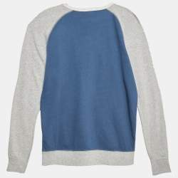 Pre Owned Polo Ralph Lauren Kids Blue/Grey Embroidered Jersey T-Shirt 14/16 Yrs