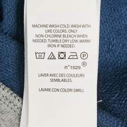 Pre Owned Polo Ralph Lauren Kids Blue/Grey Embroidered Jersey T-Shirt 14/16 Yrs