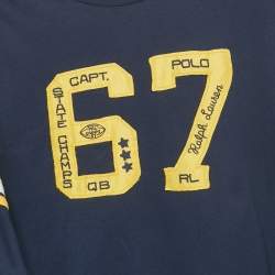 Pre Owned Polo Ralph Lauren Boys Blue Applique Jersey T-Shirt 14-16 Yrs