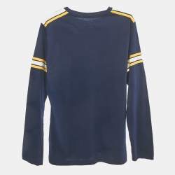 Pre Owned Polo Ralph Lauren Boys Blue Applique Jersey T-Shirt 14-16 Yrs