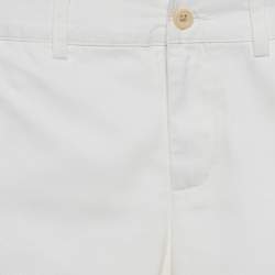 Pre Owned Polo Ralph Lauren Boys White Cotton Skinny Preppy Pants 12 Yrs