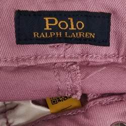 Pre Owned Polo Ralph Lauren Kids Purple Denim Skinny Jeans 8 Yrs/Waist 23"