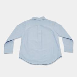Pre Owned Polo Ralph Lauren Kids Blue Cotton Long Sleeve Shirt 6Yrs