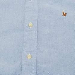 Pre Owned Polo Ralph Lauren Kids Blue Cotton Long Sleeve Shirt 6Yrs