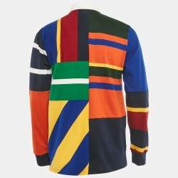Pre Owned Polo Ralph Lauren Boys Multicolor Printed Jersey Polo T-Shirt XL/18-20Yrs