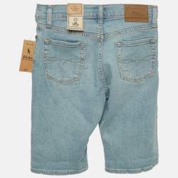 Pre Owned Polo Ralph Lauren Kids Blue Denim Sullivan Slim Shorts 14Yrs/Waist 26"