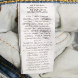 Pre Owned Polo Ralph Lauren Kids Blue Denim Sullivan Slim Shorts 14Yrs/Waist 26"